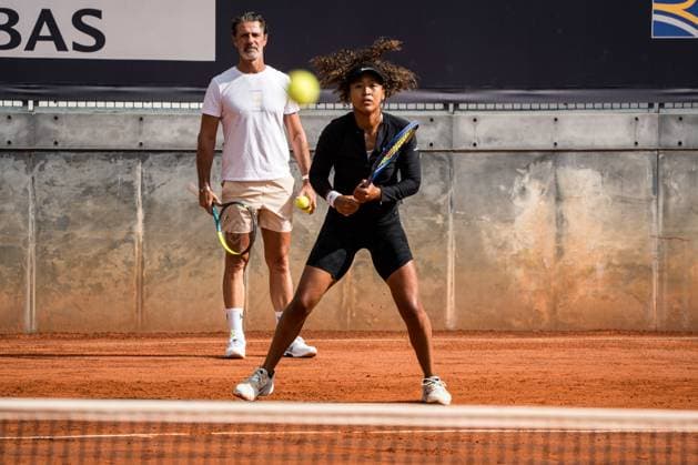Tennis, WTA and ATP Tournament in Rome, Training