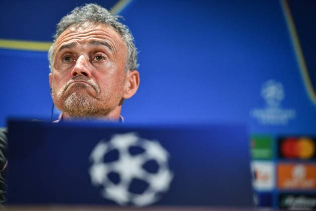 PSG presser before facing Arsenal - FA Paris Saint-Germain’s head coach Luis Enrique speaks during a press conference, PK, Pressekonferenz at the PSG Campus on May 6, 2025, before the UEFA Champions League football match between Paris Saint-Germain and Arsenal FC at the Parc des Princes Stadium in Paris on May 7, 2025. Photo by Firas Abdullah ABACAPRESS.COM Paris Ile-de-France France  Copyright: xAbdullahxFiras ABACAx