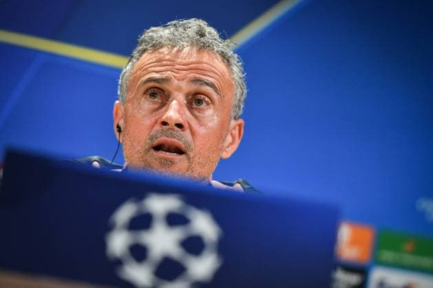 PSG presser before facing Arsenal - FA Paris Saint-Germain’s head coach Luis Enrique speaks during a press conference, PK, Pressekonferenz at the PSG Campus on May 6, 2025, before the UEFA Champions League football match between Paris Saint-Germain and Arsenal FC at the Parc des Princes Stadium in Paris on May 7, 2025. Photo by Firas Abdullah ABACAPRESS.COM Paris Ile-de-France France  Copyright: xAbdullahxFiras ABACAx