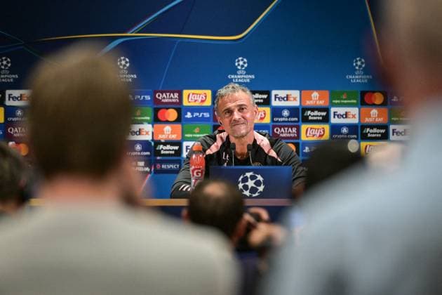 PSG presser before facing Arsenal - FA Paris Saint-Germain’s head coach Luis Enrique speaks during a press conference, PK, Pressekonferenz at the PSG Campus on May 6, 2025, before the UEFA Champions League football match between Paris Saint-Germain and Arsenal FC at the Parc des Princes Stadium in Paris on May 7, 2025. Photo by Firas Abdullah ABACAPRESS.COM Paris Ile-de-France France  Copyright: xAbdullahxFiras ABACAx
