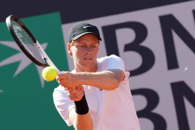 Jannik Sinner during the training session with Lorenzo Sonego Internazionali BNL d™Italia tournament at Foro Italico on May 06, 2025 (Alfredo Falcone LaPresse)  Copyright: xAlfredoxFalcone LaPressex