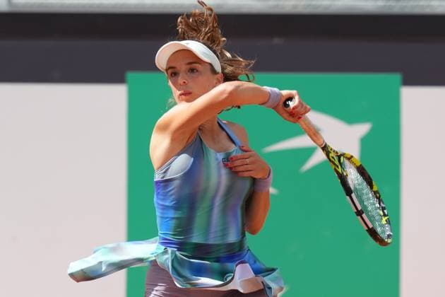 Lucia Bronzetti (ITA) vs Anastasija Sevastova (LAT) of the WTA, Tennis Damen Master 1000 Internazionali BNL d™Italia tournament at Foro Italico on May 06, 2025 (Alfredo Falcone LaPresse)  Copyright: xAlfredoxFalcone LaPressex