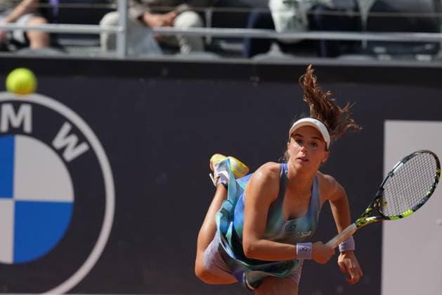 Lucia Bronzetti (ITA) vs Anastasija Sevastova (LAT) of the WTA, Tennis Damen Master 1000 Internazionali BNL d™Italia tournament at Foro Italico on May 06, 2025 (Alfredo Falcone LaPresse)  Copyright: xAlfredoxFalcone LaPressex