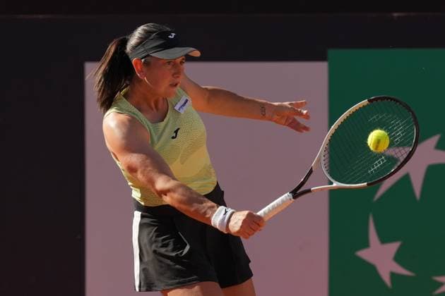 Nuria Brancaccio (ITA) vs Peyton stearns (USA) of the WTA, Tennis Damen Master 1000 Internazionali BNL d™Italia tournament at Foro Italico on May 06, 2025 (Alfredo Falcone LaPresse)  Copyright: xAlfredoxFalcone LaPressex