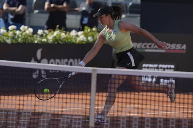 Nuria Brancaccio (ITA) vs Peyton stearns (USA) of the WTA, Tennis Damen Master 1000 Internazionali BNL d™Italia tournament at Foro Italico on May 06, 2025 (Alfredo Falcone LaPresse)  Copyright: xAlfredoxFalcone LaPressex