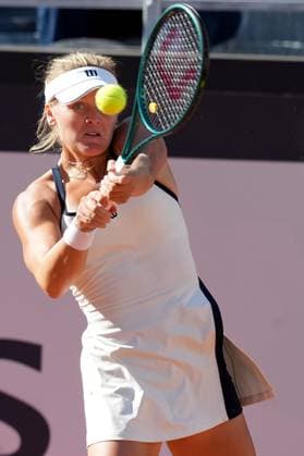 Peyton stearns (USA) vs Nuria Brancaccio (ITA) of the WTA, Tennis Damen Master 1000 Internazionali BNL d™Italia tournament at Foro Italico on May 06, 2025 (Alfredo Falcone LaPresse)  Copyright: xAlfredoxFalcone LaPressex