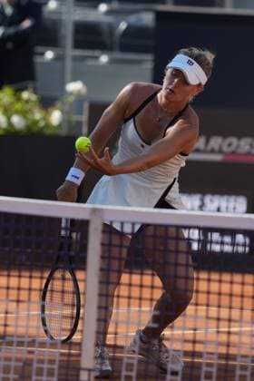 Peyton stearns (USA) vs Nuria Brancaccio (ITA) of the WTA, Tennis Damen Master 1000 Internazionali BNL d™Italia tournament at Foro Italico on May 06, 2025 (Alfredo Falcone LaPresse)  Copyright: xAlfredoxFalcone LaPressex