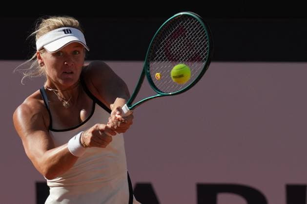 Peyton stearns (USA) vs Nuria Brancaccio (ITA) of the WTA, Tennis Damen Master 1000 Internazionali BNL d™Italia tournament at Foro Italico on May 06, 2025 (Alfredo Falcone LaPresse)  Copyright: xAlfredoxFalcone LaPressex