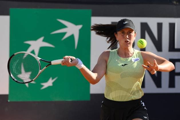 TENNIS - Internazionali di Tennis - Internazionali BNL d Italia Nuria Brancaccio (ITA) during the 4th round against Peyton Stearns (USA) of the WTA, Tennis Damen Master 1000 Internazionali BNL d Italia tournament at Foro Italico on May 06, 2025 Fabrizio Corradetti LiveMedia Rome Italy  Copyright: xIPAxSport ABACAx