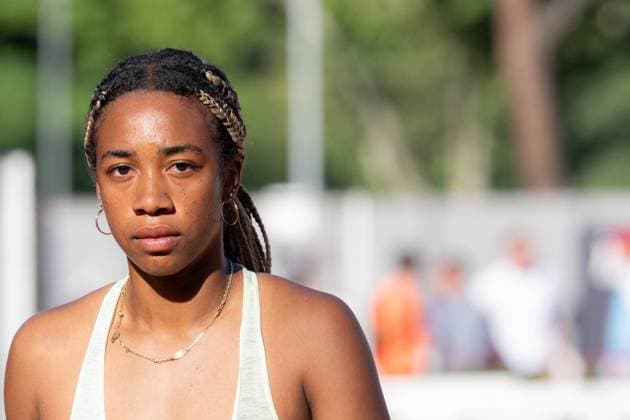 Internazionali BNL D Italia 2025 - Day Two Tyra Caterina Grant of Italy training session during the Internazionali BNL d™Italia day two at Foro Italico on May 06, 2025 in Rome, Italy. Rome Foro Italico Lazio Italy Copyright: xGiuseppexMaffiax IBI_Day2_060525_BRU9229