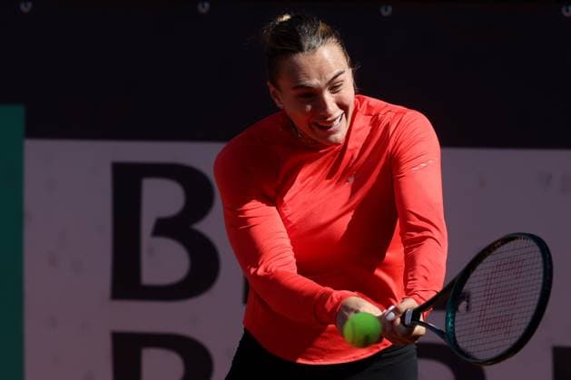 Tennis: Sabalenka Arena, ATP, Tennis Herren and WTA, Tennis Damen Master 1000 Training Session at Foro Italico in Rome Rome Italy 06.05.2025: Arena Sabalenka ranking 1 during the training session at the Internazionali BNL d™ Italia 2025 ATP and WTA Master 1000 circuit of Rome at the Foro Italico. Rome foro italico italy italy Copyright: xmarcoxiacobucci