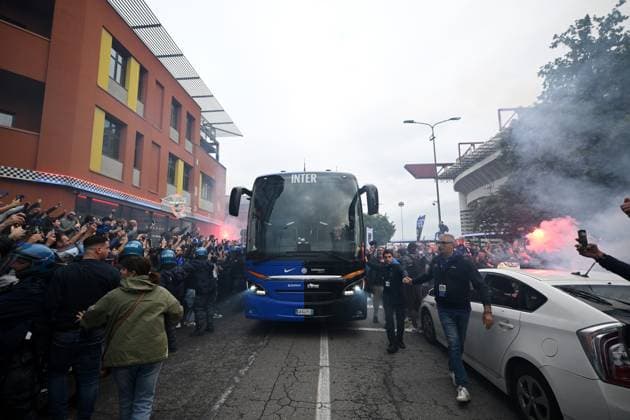 Mg Milano 06 05 2025 - Champions League Inter-Barcellona foto Matteo Gribaudi Image nella foto: tifosi Inter 