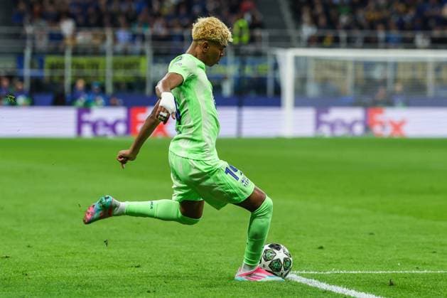 Lamine Yamal of FC Barcelona, Barca seen in action during UEFA Champions League 2024 25 Semi Final - 2nd leg football match between FC Internazionale and FC Barcelona at San Siro Stadium  Copyright: xFabrizioxCarabelli IPAxSportx xipa-agency.netx xx IPA_57344736 IPA_Agency_IPA57344736