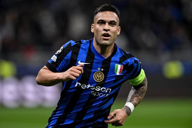 Db Milano 06 05 2025 - Champions League Inter-Barcellona foto Daniele Buffa Image nella foto: esultanza gol Lautaro Martinez 