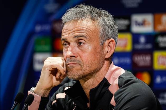 May 6, 2025, Poissy, France, France: Luis ENRIQUE of PSG during a Paris Saint-Germain press conference, PK, Pressekonferenz at Campus PSG on May 06, 2025 in Poissy near Paris, France. Poissy France - ZUMAm308 20250506_zsp_m308_005 Copyright: xMatthieuxMirvillex