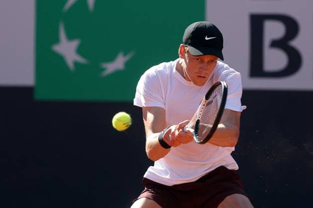 Tennis: Jannik Sinner ranking 1, ATP, Tennis Herren and WTA, Tennis Damen Master 1000 training session at the Foro Italico in Rome Rome Italy 06.05.2025: Jamie Sinner ranking 1 during the training session at the Internazionali BNL d Italia 2025 ATP and WTA Master 1000 circuit in Rome at the Foro Italico. Rome italy Italy  Copyright: xIPA ABACAx