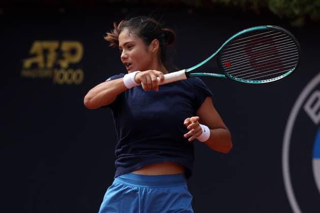 Rome, Italy, italy: Rome Italy 06.05.2025: Emma Raducanu ranking 49 during the training session at the Internazionali BNL d Italia 2025 ATP, Tennis Herren and WTA, Tennis Damen Master 1000 circuit in Rome at the Foro Italico. Tennis: Emma Raducanu, ATP And WTA Master 1000 Training Session At The Foro Italico In Rome  - ZUMAp169 0816734639st Copyright: xmarcoxiacobuccix