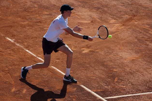 Tennis: Jannik Sinner ranking 1, ATP, Tennis Herren and WTA, Tennis Damen Master 1000 training session at the Foro Italico in Rome Rome Italy 06.05.2025: Jamie Sinner ranking 1 during the training session at the Internazionali BNL d Italia 2025 ATP and WTA Master 1000 circuit in Rome at the Foro Italico. Rome italy Italy  Copyright: xIPA ABACAx