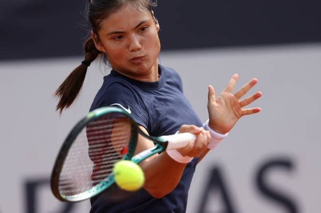 Rome, Italy, italy: Rome Italy 06.05.2025: Emma Raducanu ranking 49 during the training session at the Internazionali BNL d Italia 2025 ATP, Tennis Herren and WTA, Tennis Damen Master 1000 circuit in Rome at the Foro Italico. Tennis: Emma Raducanu, ATP And WTA Master 1000 Training Session At The Foro Italico In Rome  - ZUMAp169 0816735163st Copyright: xmarcoxiacobuccix