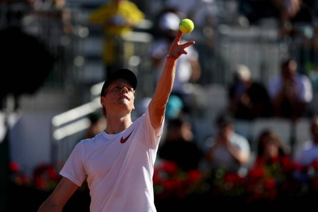 Rome, Italy, italy: Rome Italy 06.05.2025: Jamie Sinner ranking 1 during the training session at the Internazionali BNL d Italia 2025 ATP, Tennis Herren and WTA, Tennis Damen Master 1000 circuit in Rome at the Foro Italico. Tennis: Jannik Sinner Ranking 1, ATP And WTA Master 1000 Training Session At The Foro Italico In Rome  - ZUMAp169 0816743003st Copyright: xmarcoxiacobuccix