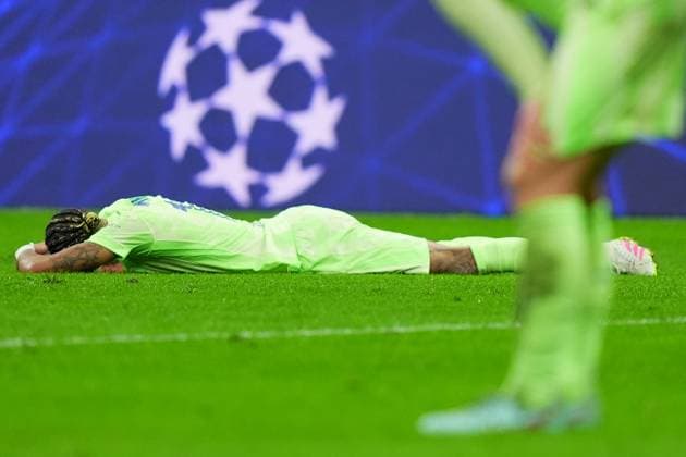 Barcelona s Raphinha during the Uefa Champions League soccer match between Inter and Barcelona at San Siro Stadium in Milan , North Italy - Tuesday May 06, 2025 . - Soccer  Copyright: xSpada LaPressex