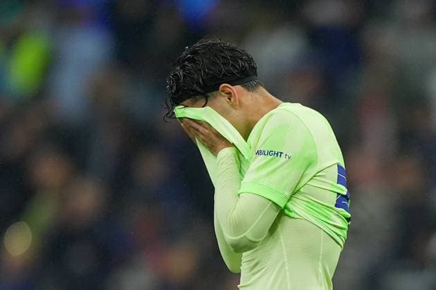 BarcelonaÕs Pau Victor during the Uefa Champions League soccer match between Inter and Barcelona at San Siro Stadium in Milan , North Italy - Tuesday May 06, 2025 . - Soccer  Copyright: xSpada LaPressex