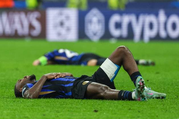 Marcus Thuram of FC Internazionale seen during UEFA Champions League 2024 25 Semi Final - 2nd leg football match between FC Internazionale and FC Barcelona, Barca at San Siro Stadium  Copyright: xFabrizioxCarabelli IPAxSportx xipa-agency.netx xx IPA_57351335 IPA_Agency_IPA57351335