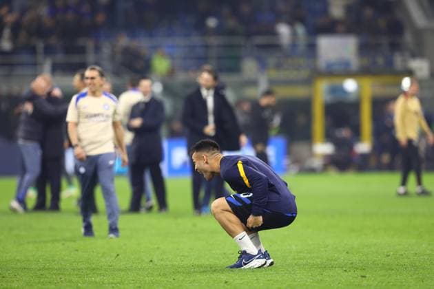 May 6, 2025, Milan, Lombardy, Italy: UEFA 2024 25 Semi-Final second leg game between INTER and BARCELONA at the Giuseppe Meazza Stadium in Milan, Italy Milan Italy - ZUMAc179 20250506_zep_c179_101 Copyright: xMickaelxChavetx