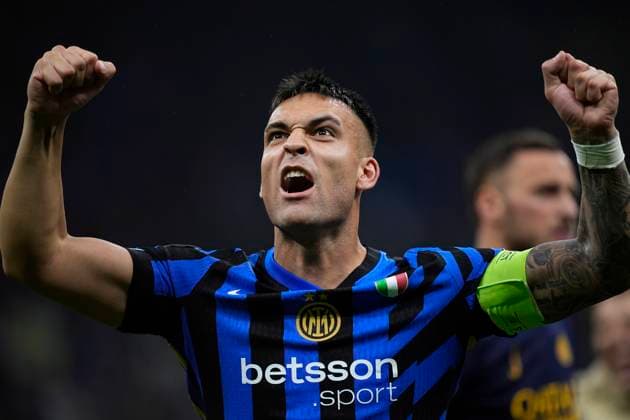 May 7, 2025, Milan, Milan, Italy: Ansu Fati of FC Barcelona, Barca celebrates the victory during the UEFA Champions League 2024 25 Semi Final First Leg match between FC Internazionale Milano and FC Barcelona at Giuseppe Meazza Stadium on May 06, 2025 in Milan, Italy. Milan Italy - ZUMAa181 20250507_zaa_a181_017 Copyright: xDennisxAgyemanx