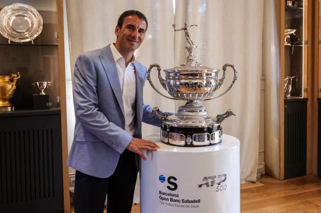Tennis, ATP tournament in Barcelona, Press conference