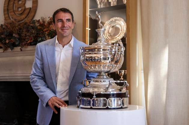 Sport Bilder des Tages May 7, 2025, Barcelona, Barcelona, Spain: Tommy Robredo attends his press conference, PK, Pressekonferenz during the Presentation as the New Sports Director of the Barcelona Open Banc Sabadell - Conde Godo at the Real Club De Tenis Barcelona - 1899 on May 07, 2025 in Barcelona, Spain. Barcelona Spain - ZUMAa181 20250507_zaa_a181_059 Copyright: xJavierxBorregox