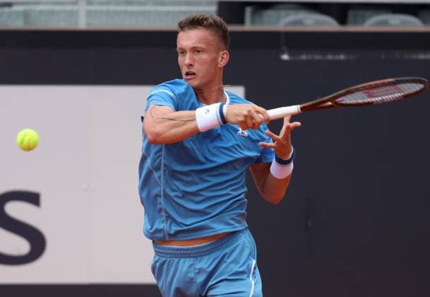 Rome, Italy: Tennis International of Italy BNL, Jiri Lehecka (CZE) Rome, May 7, 2025. Photo Rome, Tennis International Of Italy BNL  - ZUMAp169 0816871620st Copyright: xFelicexCalabrox