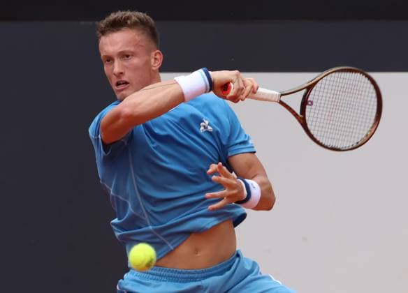 Rome, Italy: Tennis International of Italy BNL, Jiri Lehecka (CZE) Rome, May 7, 2025. Photo Rome, Tennis International Of Italy BNL  - ZUMAp169 0816871977st Copyright: xFelicexCalabrox