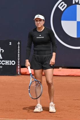 Foto IPP Roberto Ramaccia Roma 7 5 2025 Tennis Internazionali Bnl d’Italia 2025 Nella foto Camila Osorio (Col) in azione durante la partita Italy Photo Press - World Copyright Roma italy Italia ITALY  Copyright: xR4924_italyphotopressx
