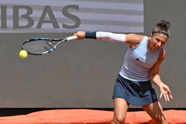 Foto IPP Roberto Ramaccia Roma 7 5 2025 Tennis Internazionali Bnl d’Italia 2025 Nella foto Sara Errani (ITA) in azione durante la partita Italy Photo Press - World Copyright Roma italy Italia ITALY  Copyright: xR4924_italyphotopressx