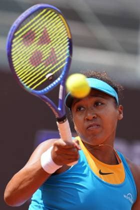 Naomi Osaka (JPN) during the 2th round against Sara Errani (ITA) of the WTA, Tennis Damen Master 1000 Internazionali BNL d™Italia tournament at Foro Italico on May 07, 2025 (Alfredo Falcone LaPresse)  Copyright: xAlfredoxFalcone LaPressex