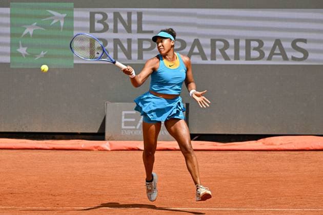 Foto IPP Roberto Ramaccia Roma 7 5 2025 Tennis Internazionali Bnl d’Italia 2025 Nella foto Naomi Osaka (Jap) in azione durante la partita Italy Photo Press - World Copyright Roma italy Italia ITALY  Copyright: xR4924_italyphotopressx