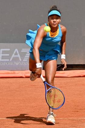 Foto IPP Roberto Ramaccia Roma 7 5 2025 Tennis Internazionali Bnl d’Italia 2025 Nella foto Naomi Osaka (Jap) in azione durante la partita Italy Photo Press - World Copyright Roma italy Italia ITALY  Copyright: xR4924_italyphotopressx
