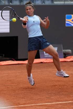 Sara Errani (ITA) during the 2th round against Naomi Osaka (JPN) of the WTA, Tennis Damen Master 1000 Internazionali BNL d™Italia tournament at Foro Italico on May 07, 2025 (Alfredo Falcone LaPresse)  Copyright: xAlfredoxFalcone LaPressex