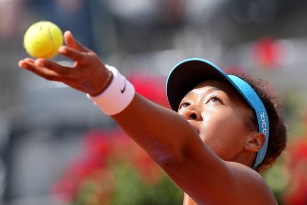 Naomi Osaka (JPN) during the 2th round against Sara Errani (ITA) of the WTA, Tennis Damen Master 1000 Internazionali BNL d™Italia tournament at Foro Italico on May 07, 2025 (Alfredo Falcone LaPresse)  Copyright: xAlfredoxFalcone LaPressex