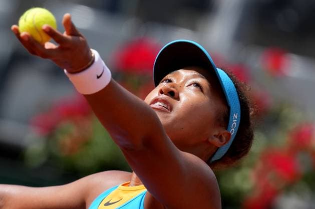 Naomi Osaka (JPN) during the 2th round against Sara Errani (ITA) of the WTA, Tennis Damen Master 1000 Internazionali BNL d™Italia tournament at Foro Italico on May 07, 2025 (Alfredo Falcone LaPresse)  Copyright: xAlfredoxFalcone LaPressex