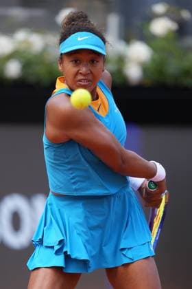 Naomi Osaka (JPN) during the 2th round against Sara Errani (ITA) of the WTA, Tennis Damen Master 1000 Internazionali BNL d™Italia tournament at Foro Italico on May 07, 2025 (Alfredo Falcone LaPresse)  Copyright: xAlfredoxFalcone LaPressex