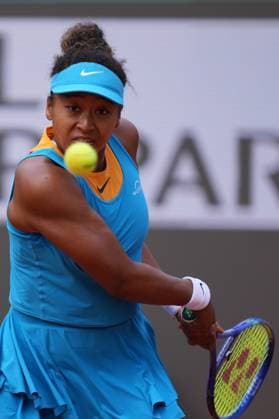 Naomi Osaka (JPN) during the 2th round against Sara Errani (ITA) of the WTA, Tennis Damen Master 1000 Internazionali BNL d™Italia tournament at Foro Italico on May 07, 2025 (Alfredo Falcone LaPresse)  Copyright: xAlfredoxFalcone LaPressex