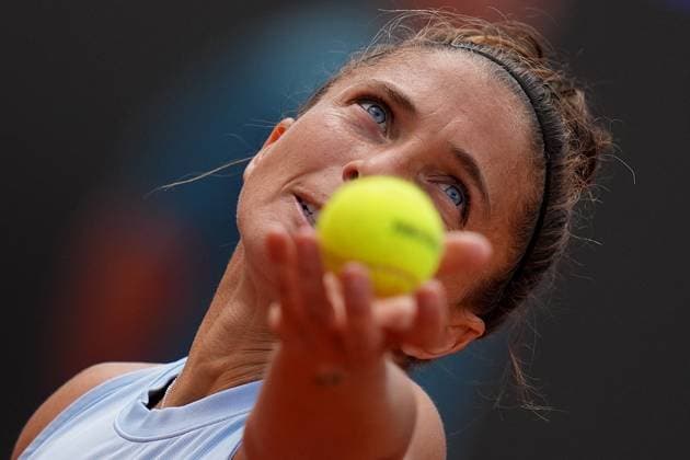 Sara Errani (ITA) during the 2th round against Naomi Osaka (JPN) of the WTA, Tennis Damen Master 1000 Internazionali BNL d™Italia tournament at Foro Italico on May 07, 2025 (Alfredo Falcone LaPresse)  Copyright: xAlfredoxFalcone LaPressex