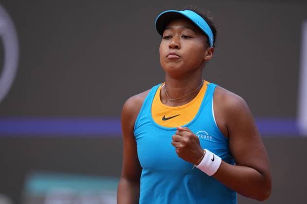 Naomi Osaka (JPN) during the 2th round against Sara Errani (ITA) of the WTA, Tennis Damen Master 1000 Internazionali BNL d™Italia tournament at Foro Italico on May 07, 2025 (Alfredo Falcone LaPresse)  Copyright: xAlfredoxFalcone LaPressex