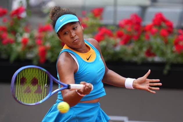 Naomi Osaka (JPN) during the 2th round against Sara Errani (ITA) of the WTA, Tennis Damen Master 1000 Internazionali BNL d™Italia tournament at Foro Italico on May 07, 2025 (Alfredo Falcone LaPresse)  Copyright: xAlfredoxFalcone LaPressex