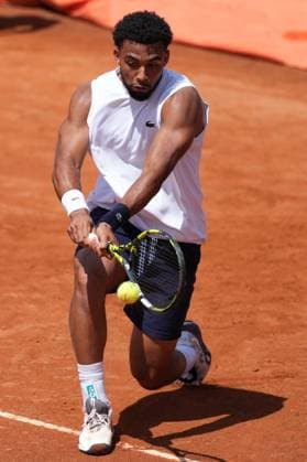 Arthur Fils of France during a training session at the Internazionali BNL d Italia 2025 tennis tournament at Foro Italico in Rome, Italy on 5 7, 2024. AntoniettaxBaldassarre