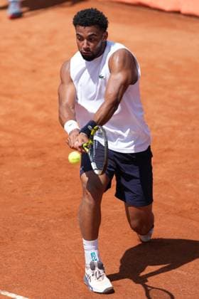 Arthur Fils of France during a training session at the Internazionali BNL d Italia 2025 tennis tournament at Foro Italico in Rome, Italy on 5 7, 2024. AntoniettaxBaldassarre