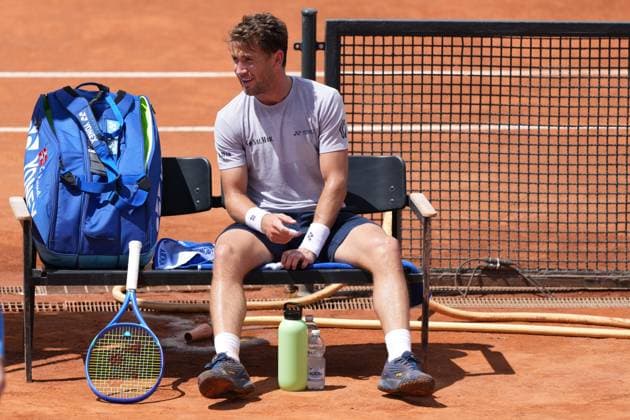 Tennis, ATP tournament in Rome, Training
