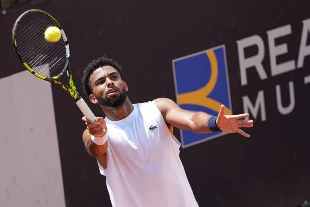 Arthur Fils of France during a training session at the Internazionali BNL d Italia 2025 tennis tournament at Foro Italico in Rome, Italy on 5 7, 2024. AntoniettaxBaldassarre